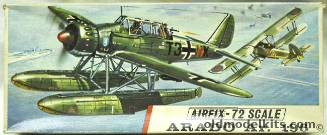 Airfix 1/72 Arado Ar-196 - Type Three Logo Issue, 299 plastic model kit